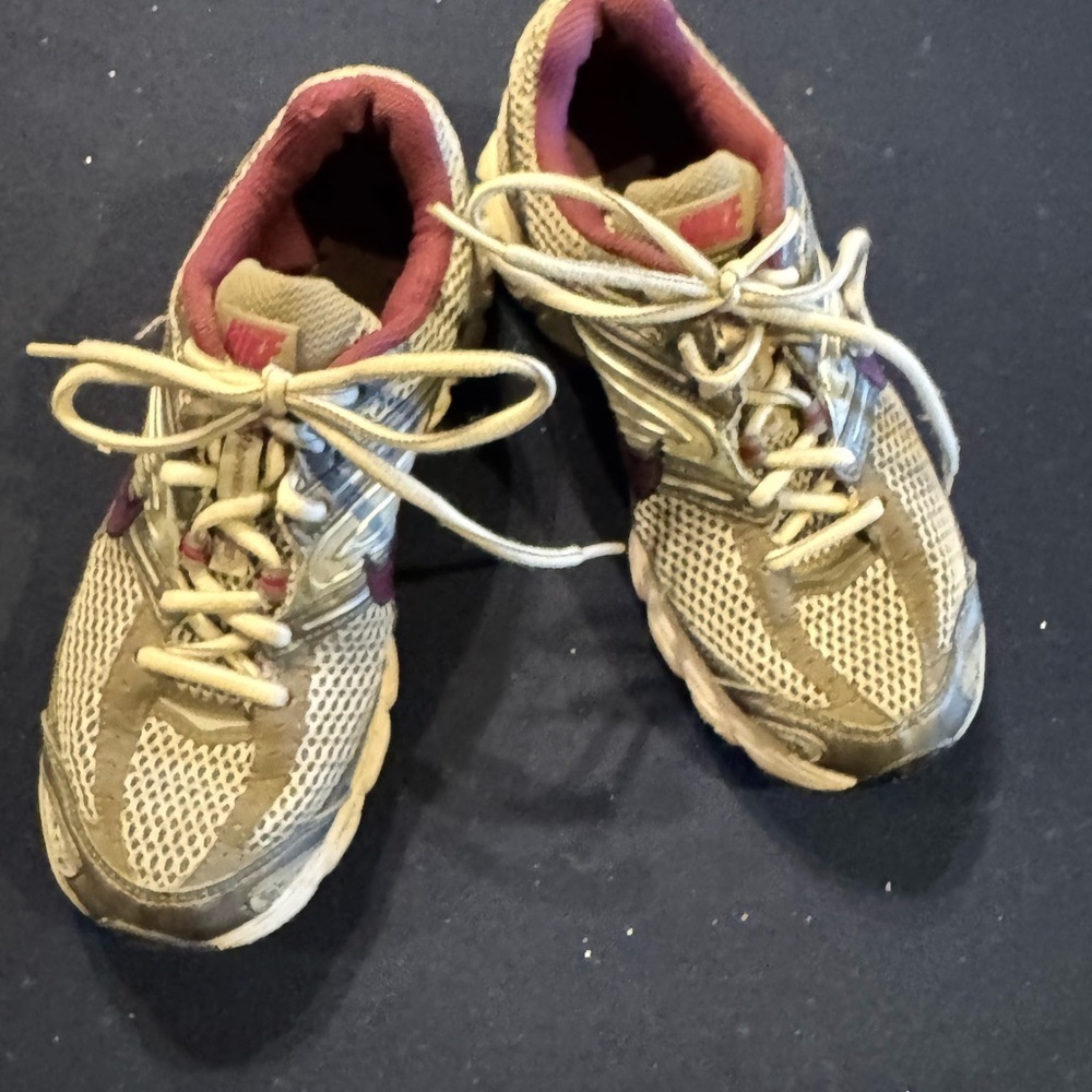 Nike Gray and Burgundy Running Shoes. Women’s Sz 6